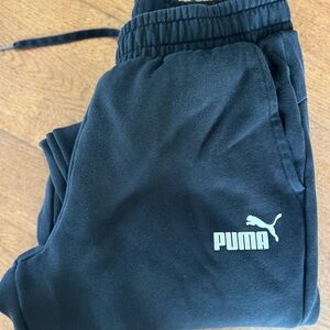 PUMA Black Jogger Pants